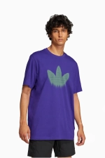 Футболка adidas Skeleton Trefoil Tee - фиолетовый
