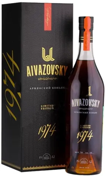 Армянский коньяк AIVAZOVSKY Limited Edition 1974, 0,7 л