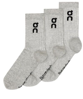 Теннисные носки On Logo High 3P - grey