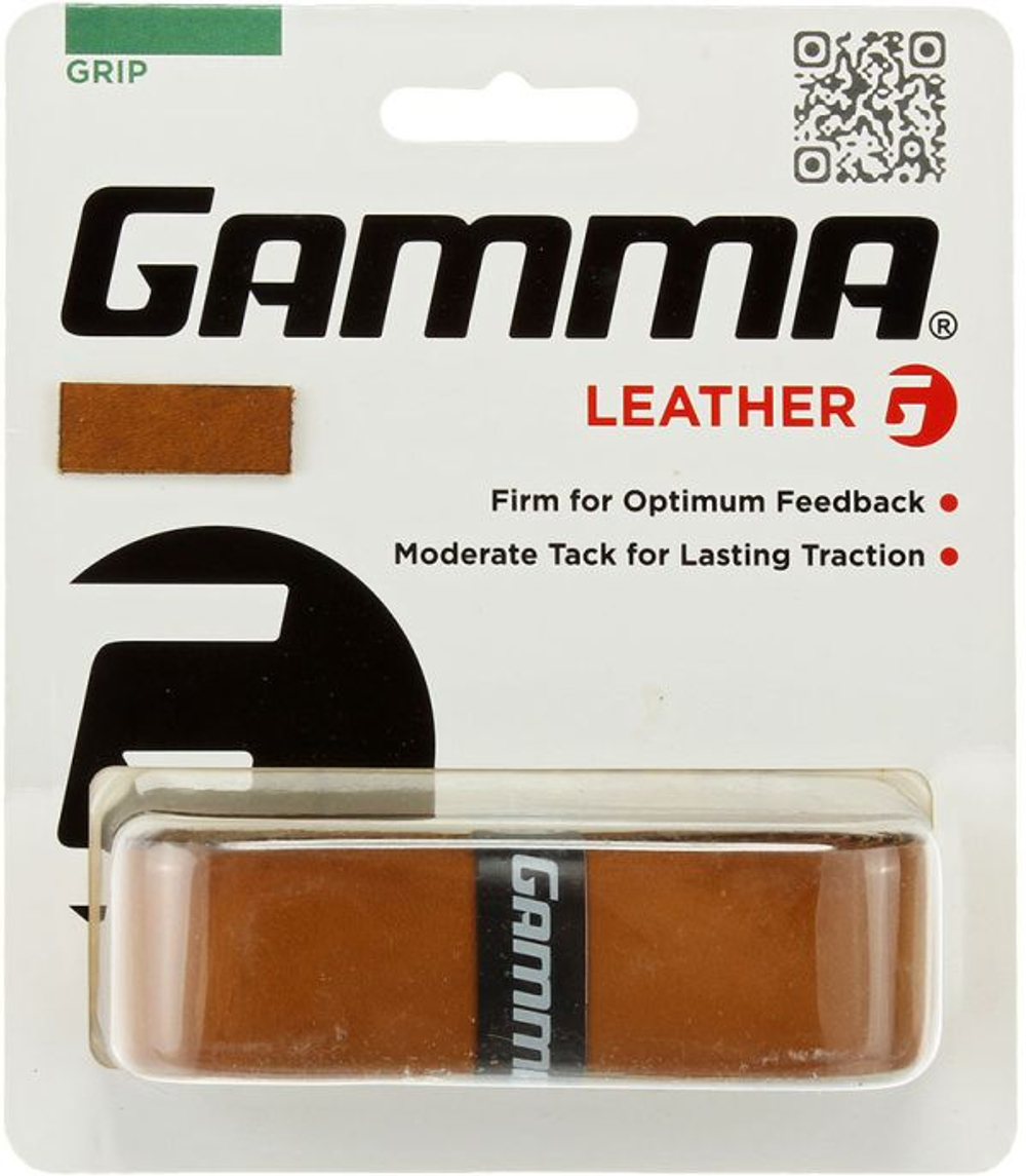 Базовые теннисные обмотки Gamma Leather Grip 1P