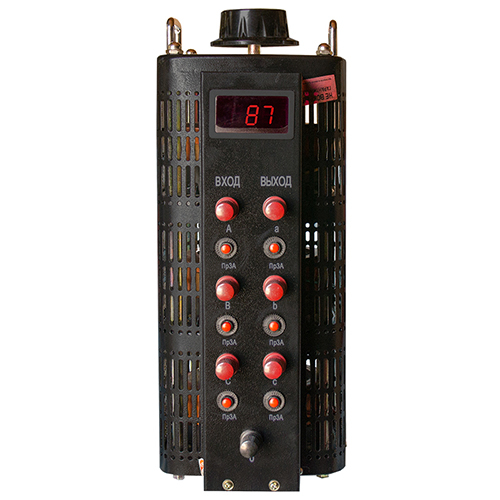 ЛАТР Энергия Black Series 3Ф TSGC2- 6кВА 6А (0-300V) цифр.