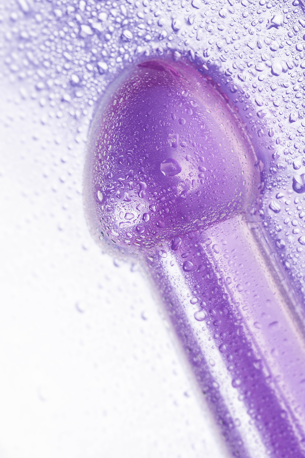 Нереалистичный фаллоимитатор Jelly Dildo фиолетовый 15,5 см