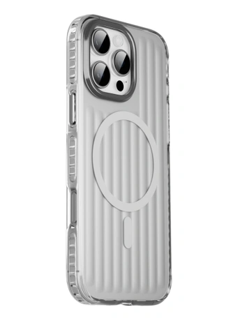 Чехол накладка iPhone 16 Pro 6.3" Gurdini Ocean Case (11) Metalic серебро