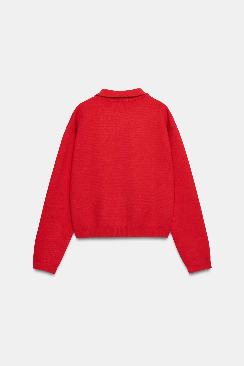 ZARA СВИТЕР С ЗАСТЕЖКОЙ-МОЛНИЕЙ, КРАСНЫЙ