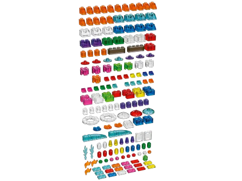 Конструктор LEGO Classic 11013 Набор с прозрачными деталями