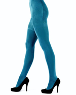 Бархатистые колготки Coloured Opaques (Размер: XL) (Цвет: желтый)