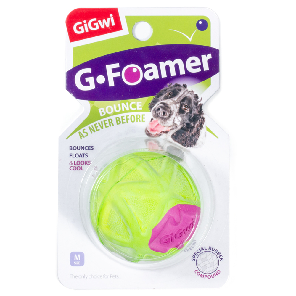 GiGWi 75457 Игрушка для собак Мячик полнотелый 6,5см, серия G-FOAMER