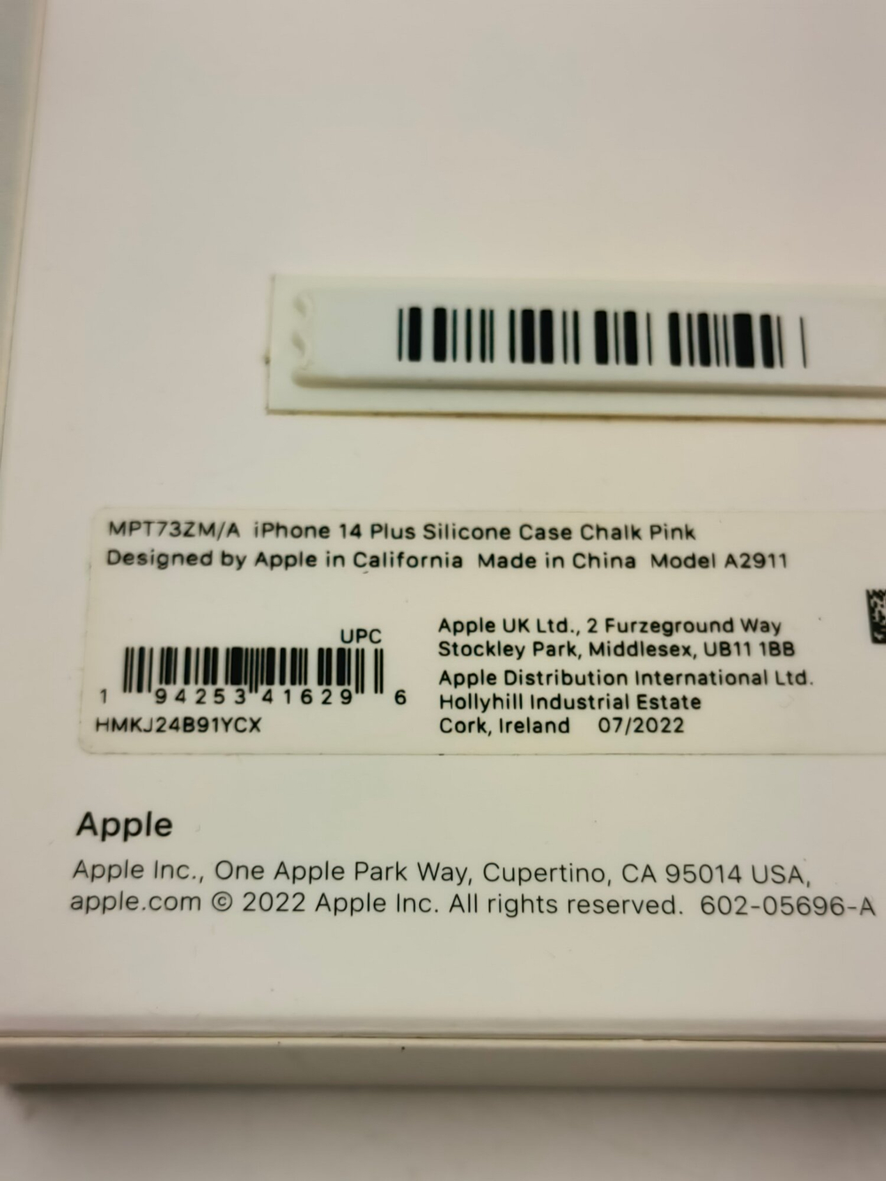 Силиконовый чехол Apple iPhone 14 Plus с MagSafe, светлорозовый  (Из Финляндии)