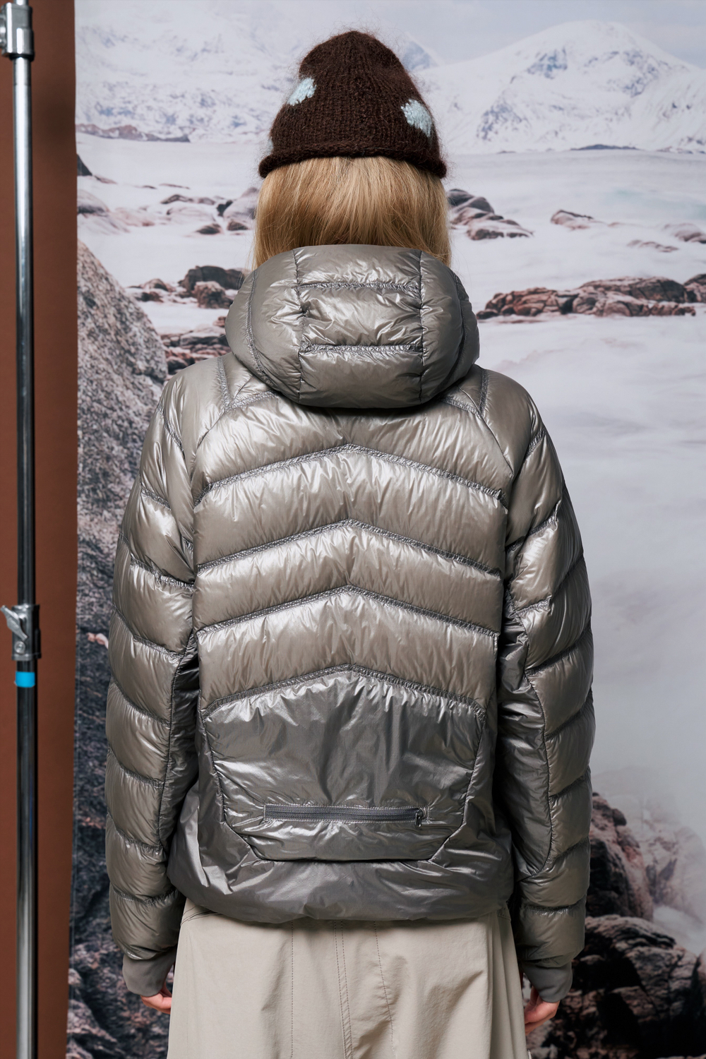 Куртка Nothomme Blue Down Jacket "Silver"