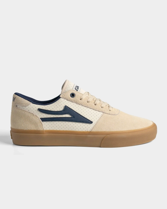 Кеды Lakai Manchester Elite: Whisper White Suede Navy (Q2-26)