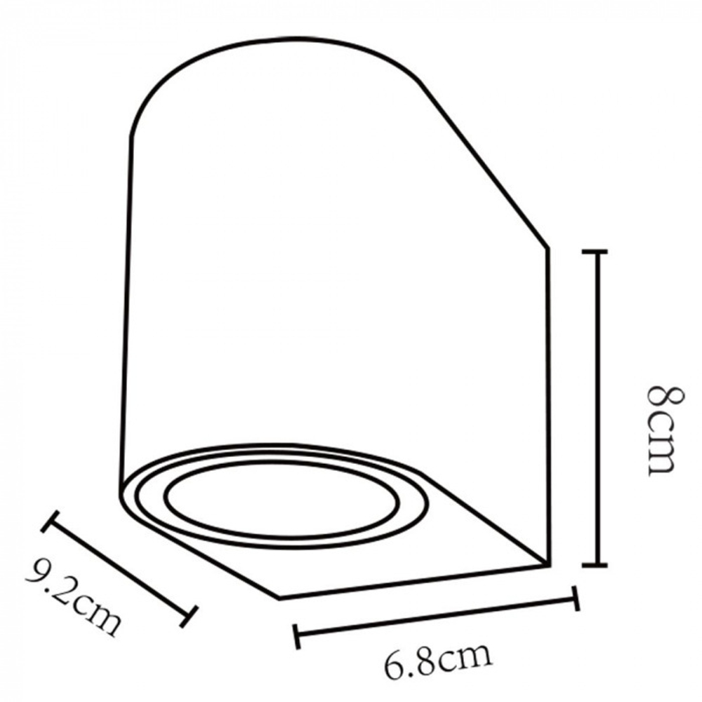 Уличный настенный светильник Arte Lamp COMPASS A3102AL-1BK