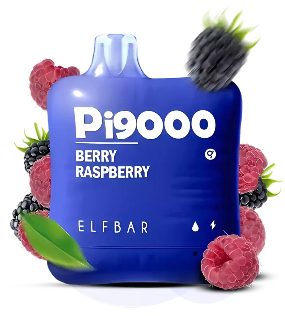 Elf Bar Pi9000 - Berry Raspberry (nic 5%)
