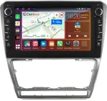 Магнитола для Skoda Octavia A5 2004-2013 (рамка серебро) - Canbox 10-1216 Android 10, Быстрая, CarPlay, 4G SIM-слот