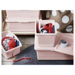 Контейнер IKEA SOCKERBIT(СОККЕРБИТ), Розовый, 19x26x15 cm