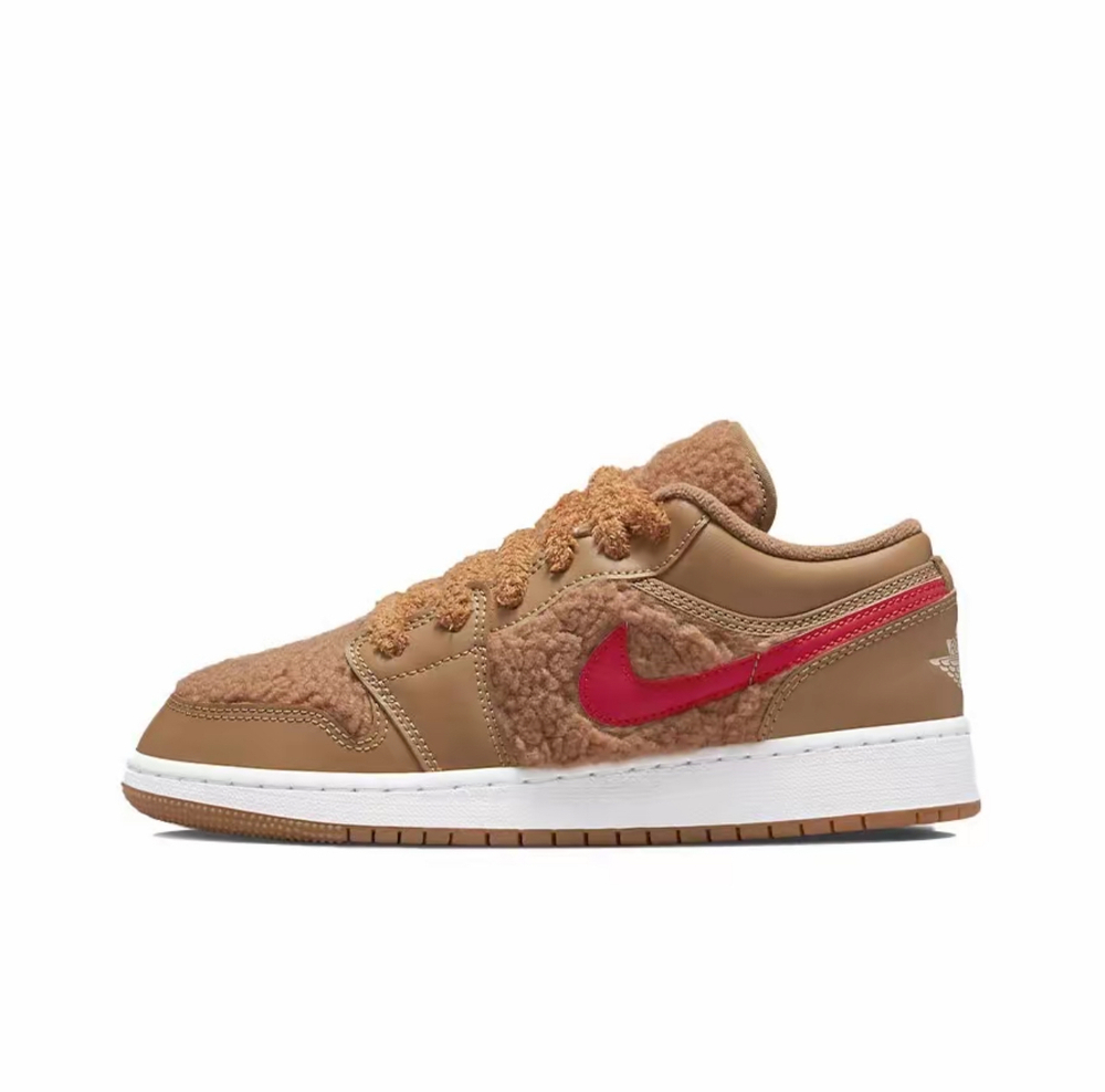 Air Jordan 1 Low Utility GS Teddy Bear