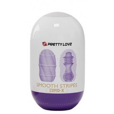 Двухсторонний мастурбатор Smooth stripes