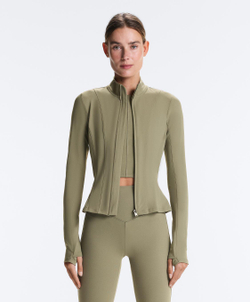Oysho Куртка Evermove с баской, линялый хаки