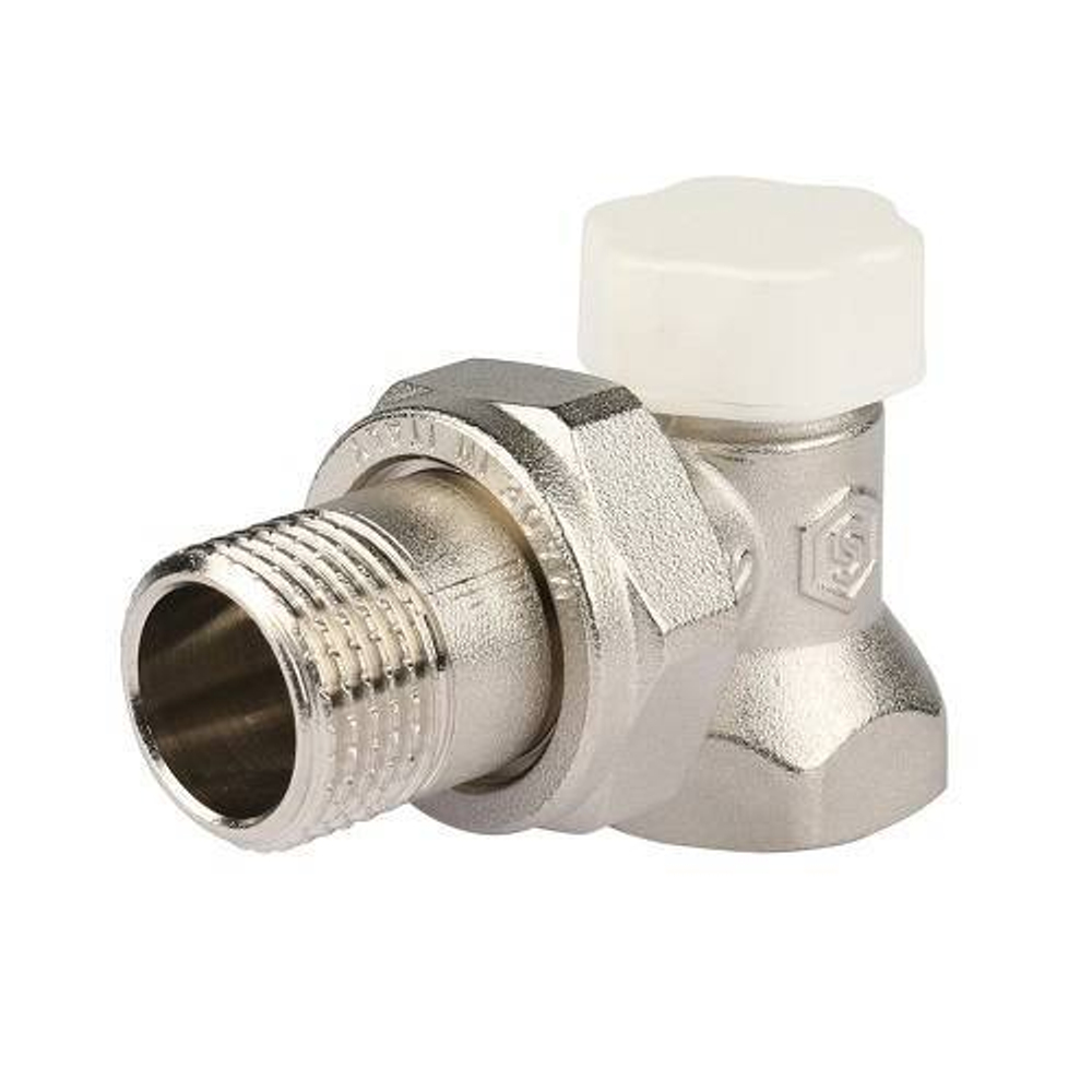 Клапан балансировочный угловой STOUT - 3/4" (ВР/НР-американка, PN10, Tmax 120°C)