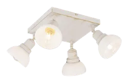 Светильник Sfera Sveta 86194/4C WGE, 4×40 Вт, золотой и белый