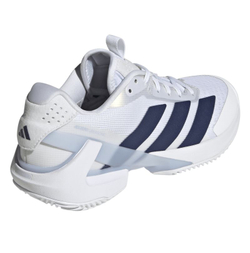 Женские теннисные кроссовки Adidas Adizero Ubersonic 5 W Clay - cloud white/dark blue/crystal sky