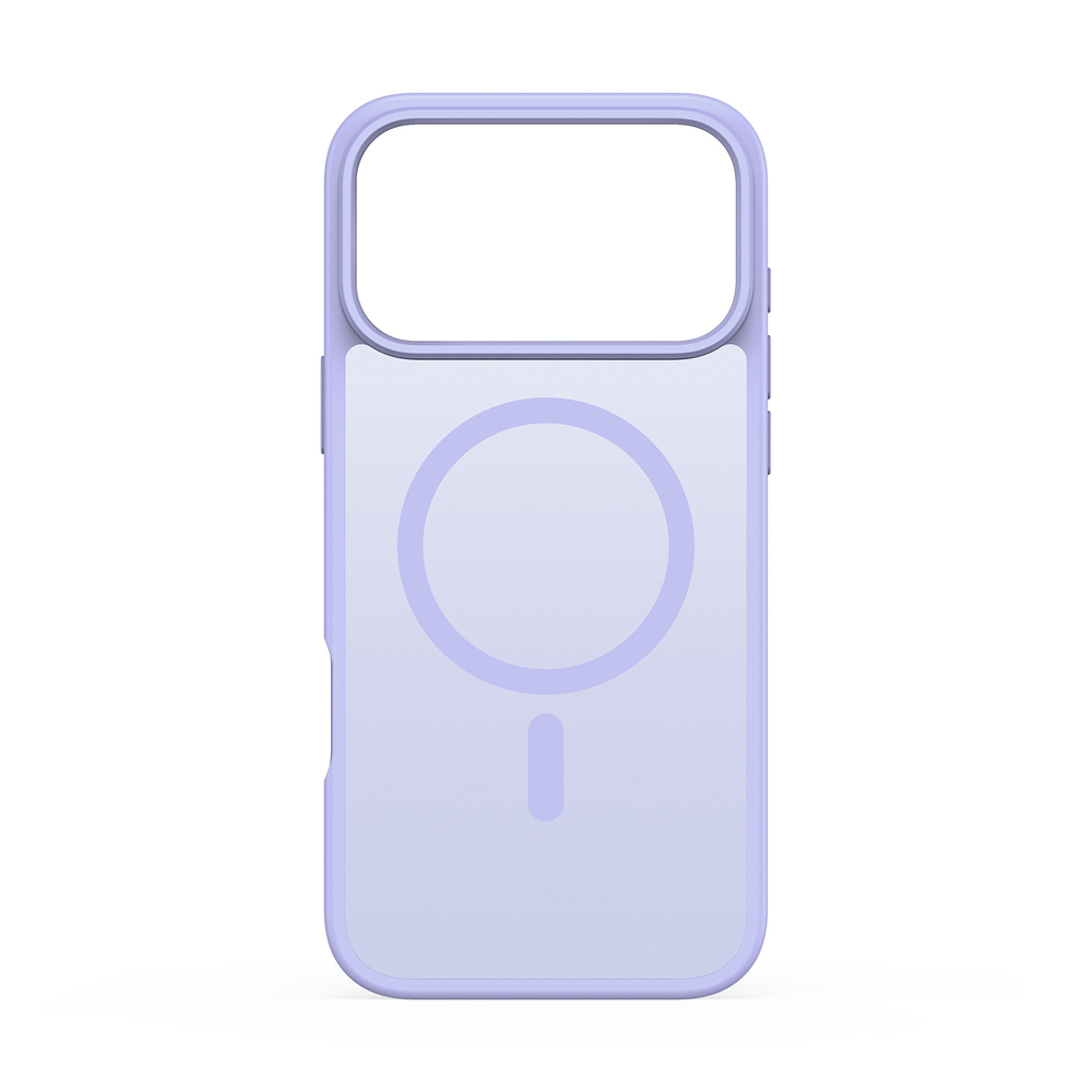 Матовый противоударный чехол светло-фиолетового цвета с MagSafe для iPhone 17 Pro Max, серия Yind Series от Dux Ducis