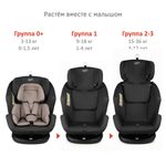 Удерживающее устройство для детей Siger Ультра ISOFIX, гр.0+/ I/II/III, светло-серый