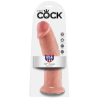 Фаллоимитатор реалистик на присоске 10 Cock King Cock (Цвет: телесный)