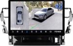 Магнитола для Toyota Alphard 30, Vellfire 2015-2023 (менее 10 динамиков, правый руль) - Teyes CC3-2K-360 монитор 13" 2K QLED на Android 10, Быстрая, CarPlay, 4G SIM-слот, 4 камеры в комплекте