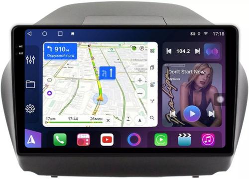 Магнитола для Hyundai iX35 2009-2015 - FarCar S500-TS10 монитор 10.36" QLED на Android 14, Быстрая, CarPlay, 4G SIM-слот