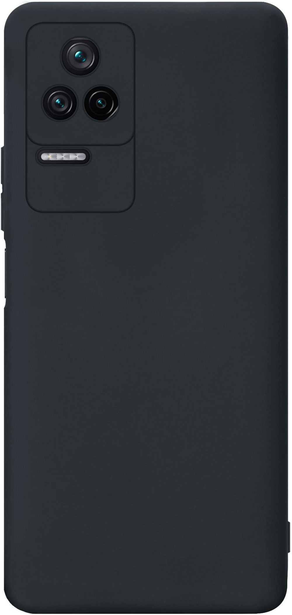 Мягкий Soft Touch чехол из силикона для XIAOMI POCO F4 с бархатной подкладкой