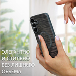 Дизайнерский чехол для SAMSUNG S25 с поддержкой беспроводной зарядки