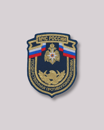 Шеврон "ГПС" для МЧС России (цвет "Морская волна")