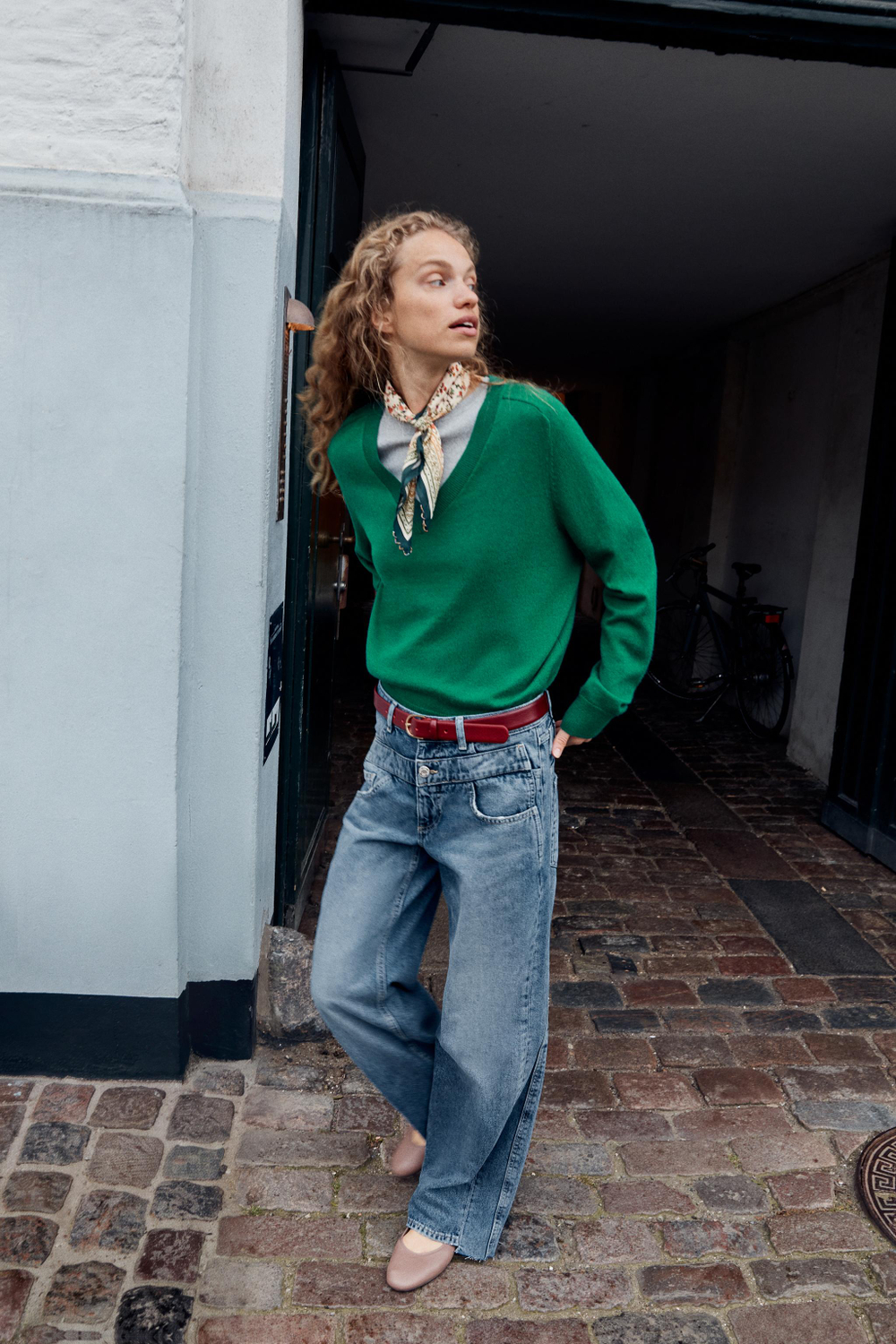 ДЖИНСЫ Z1975 WIDE-LEG С ДВОЙНОЙ ПОСАДКОЙ — ZARA