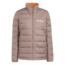 Женская теннисная куртка Adidas Terrex Multi Light Down Climawarm - trace brown
