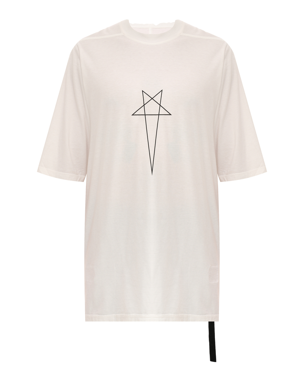 RICK OWENS DRKSHDW ФУТБОЛКА БЕЛАЯ LIDO JUMBO