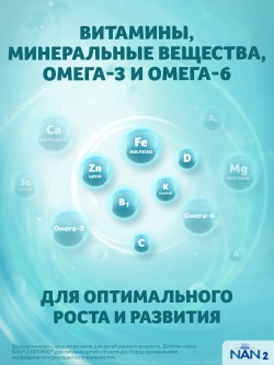 Смесь Nan 2 Optipro 1050 г c 6 месяцев
