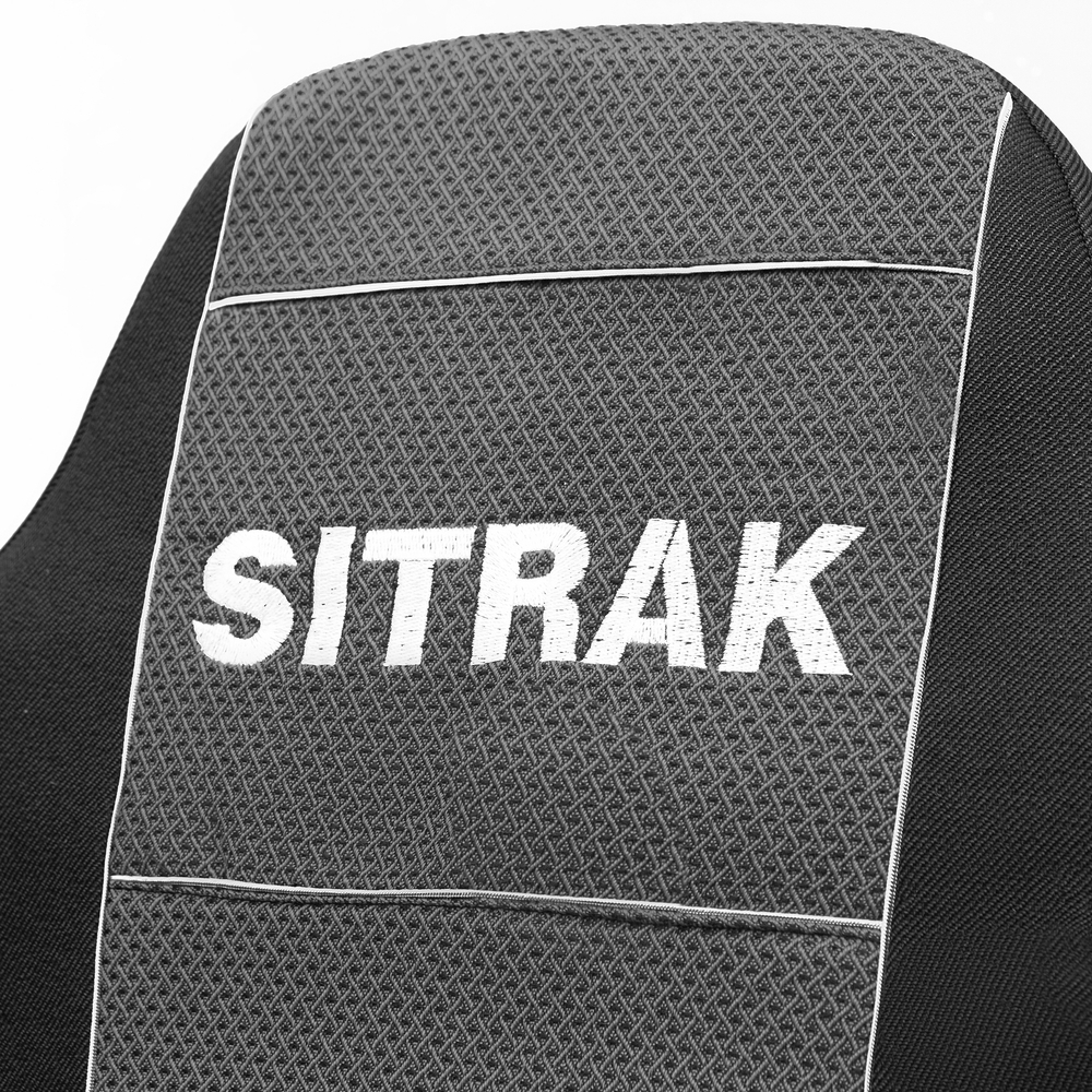 Чехлы Sitrak MAX; SITRAK C7H с 2024 г (полиэфир, черный, серая вставка)