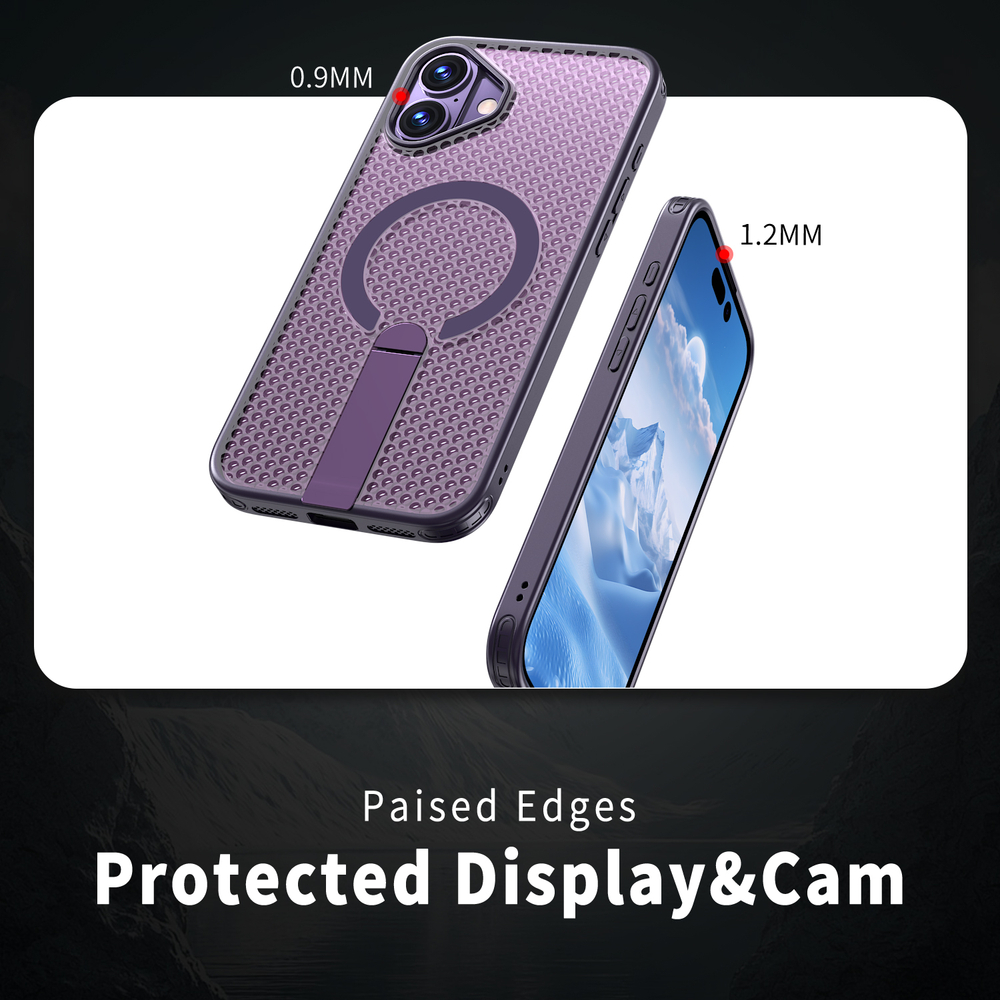 Прозрачный чехол Mesh Pro Magnetic Case для iPhone 16 Plus