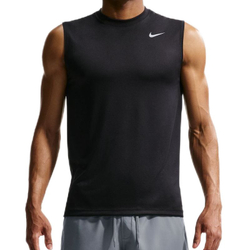 Мужская теннисная футболка Nike Dri-Fit Legend Sleeveless - black/matte silver