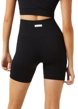 Женские теннисные шорты Bj_rn Borg Studio Seamless Rib Shorts - black beauty