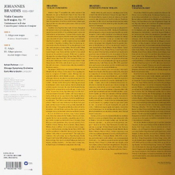 Johannes Brahms, Itzhak Perlman, The Chicago Symphony Orchestra, Carlo Maria Giulini — Brahms: Violin Concerto (LP)