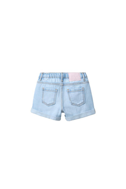 ZARA ДЖИНСОВЫЕ ШОРТЫ MOM FIT, ГОЛУБОЙ