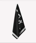 Полотенце спортивное ESSENTIAL Towel L, 70х140, черный/белый