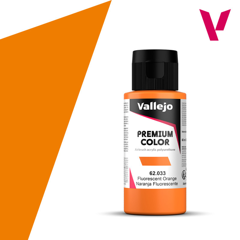 Premium color 60ml - Fluorescent Orange