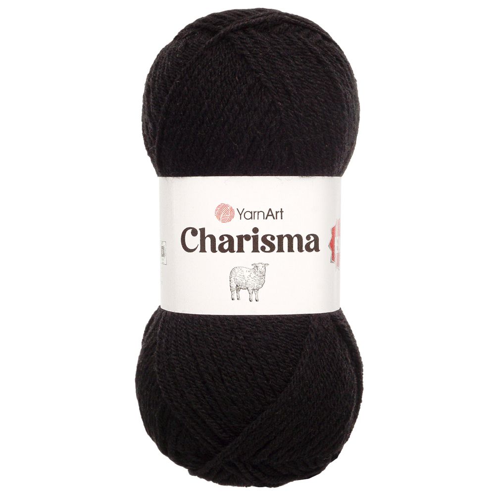 Пряжа YarnArt (ЯрнАрт) Charisma / уп.5 мот. по 100 г, 200м, 585 черный