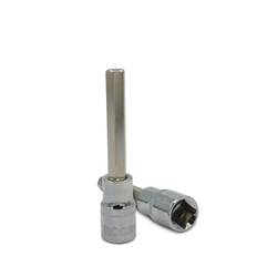 Набор головок со вставкой на держателе ROSSVIK SST0410, 1/2", HEX H4-H10, L-100 мм, 7 предметов