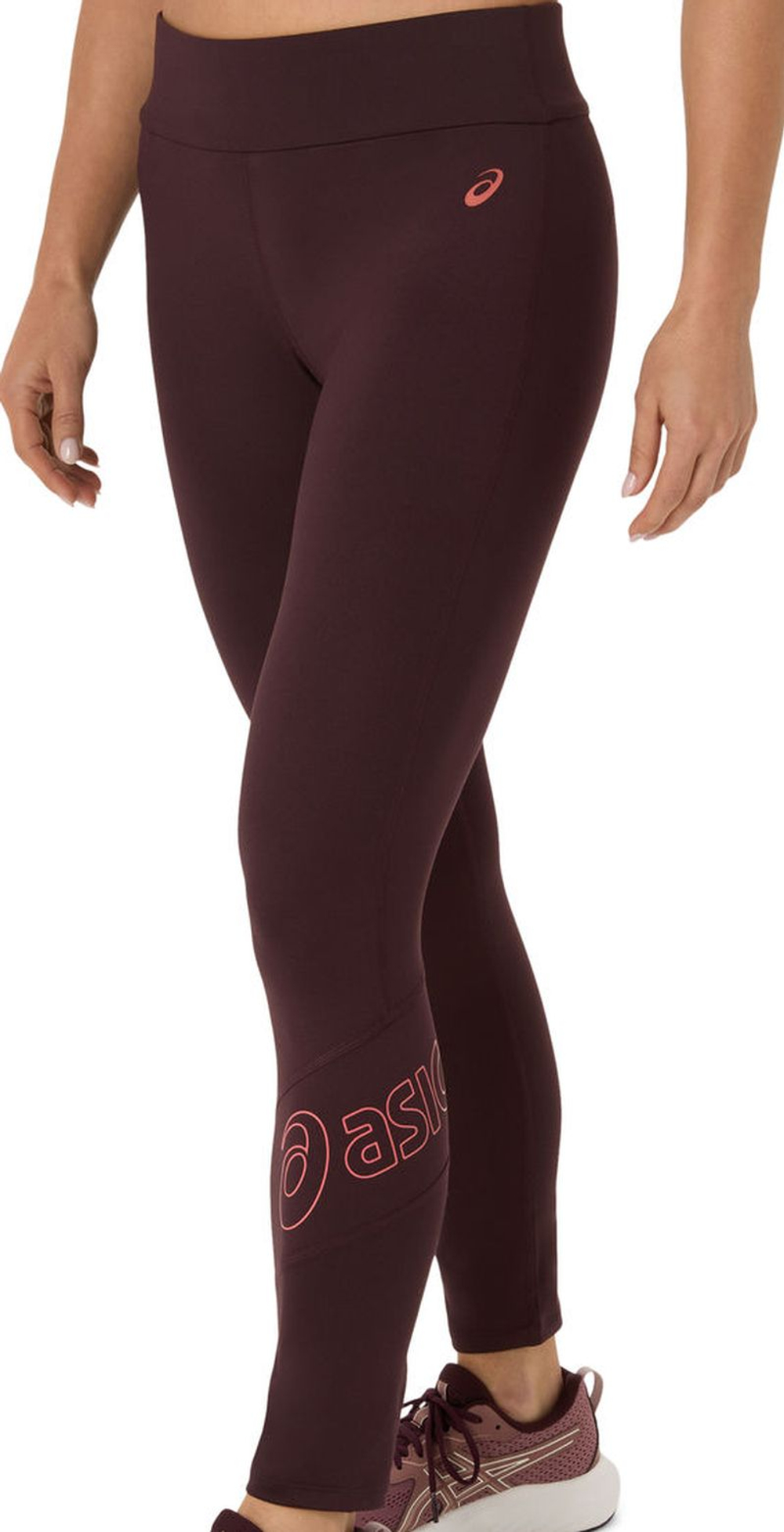 Легинсы Asics Logo 7/8 Tight — тёмно-смородиновый