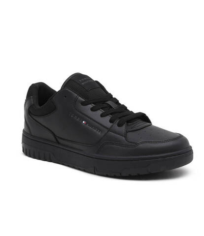 Кожаные кроссовки th basket core ess Tommy Hilfiger - черный(FM0FM05040)