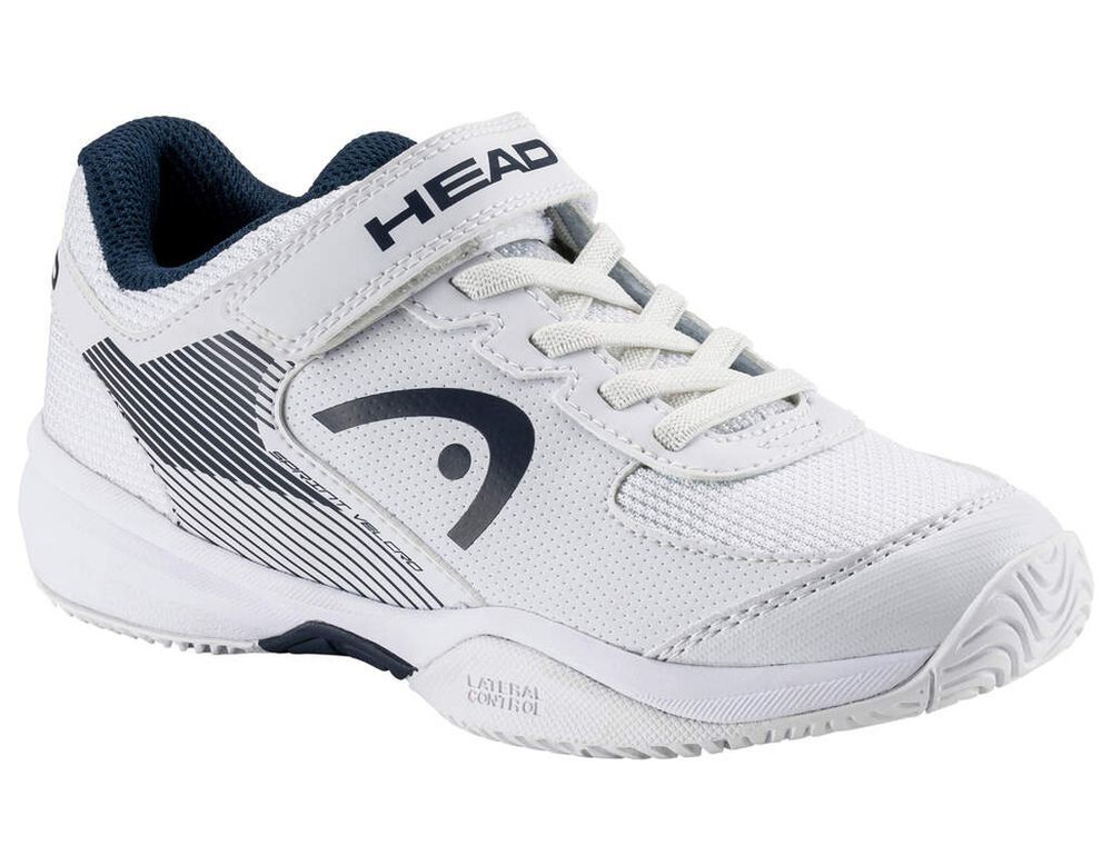 детские Кроссовки теннисные Head Sprint Velcro 3.0 - white/blueberry