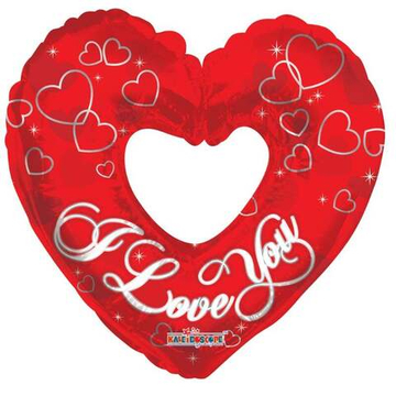 К Фигура Сердце красное I Love You